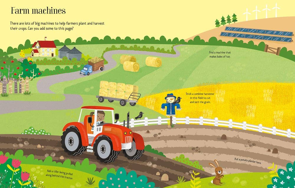 HarperCollins - First Sticker Book Farm : Usborne