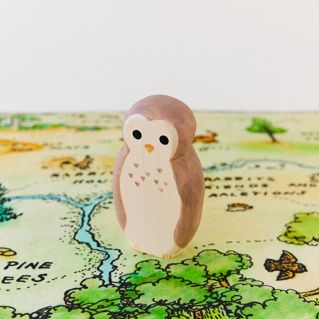 Sarah’s Silks - Wooden Owl