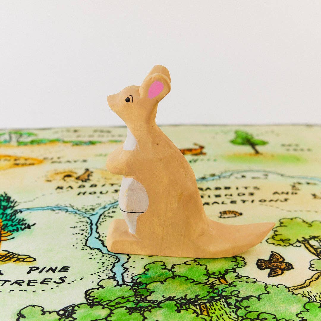 Sarah’s Silks - Kanga Wooden Figure