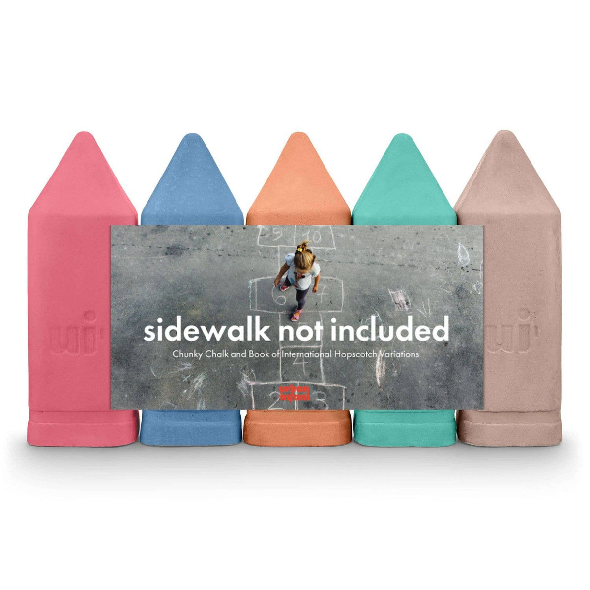 Urban Infant - Kids Chunky Sidewalk Chalk - Non-Toxic - Original