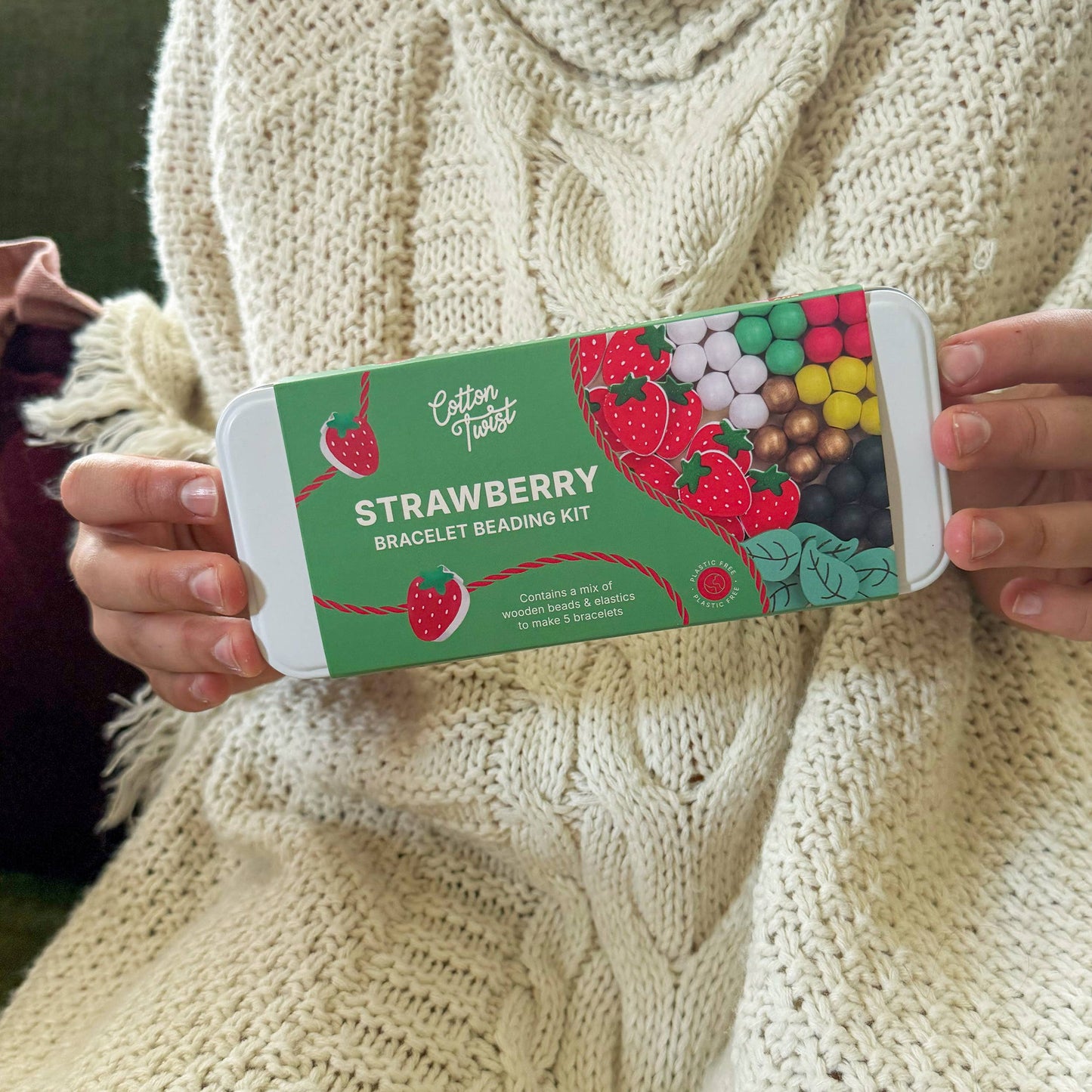 Cotton Twist - Strawberry Bracelet Bead Kit