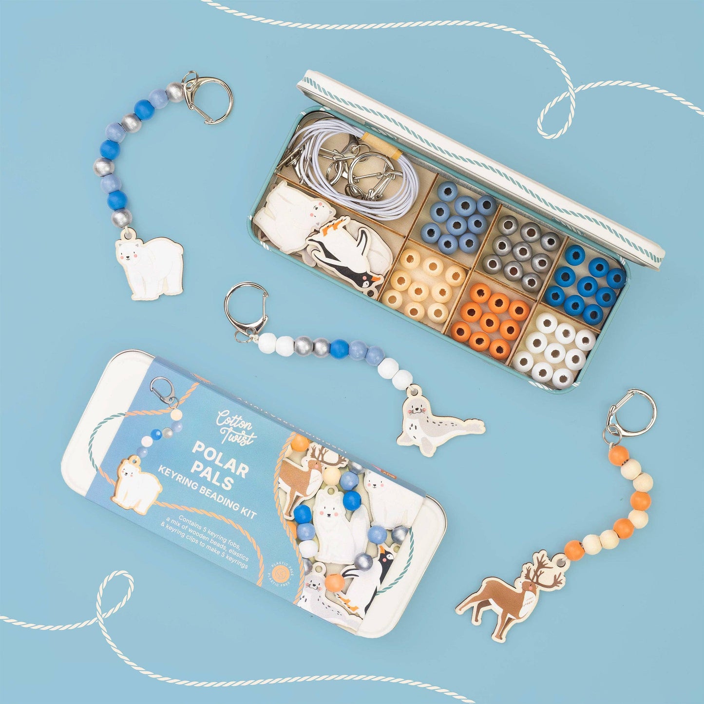 Cotton Twist (WE PREPAY ALL USA DUTIES) - Polar Pals Keyring Kit