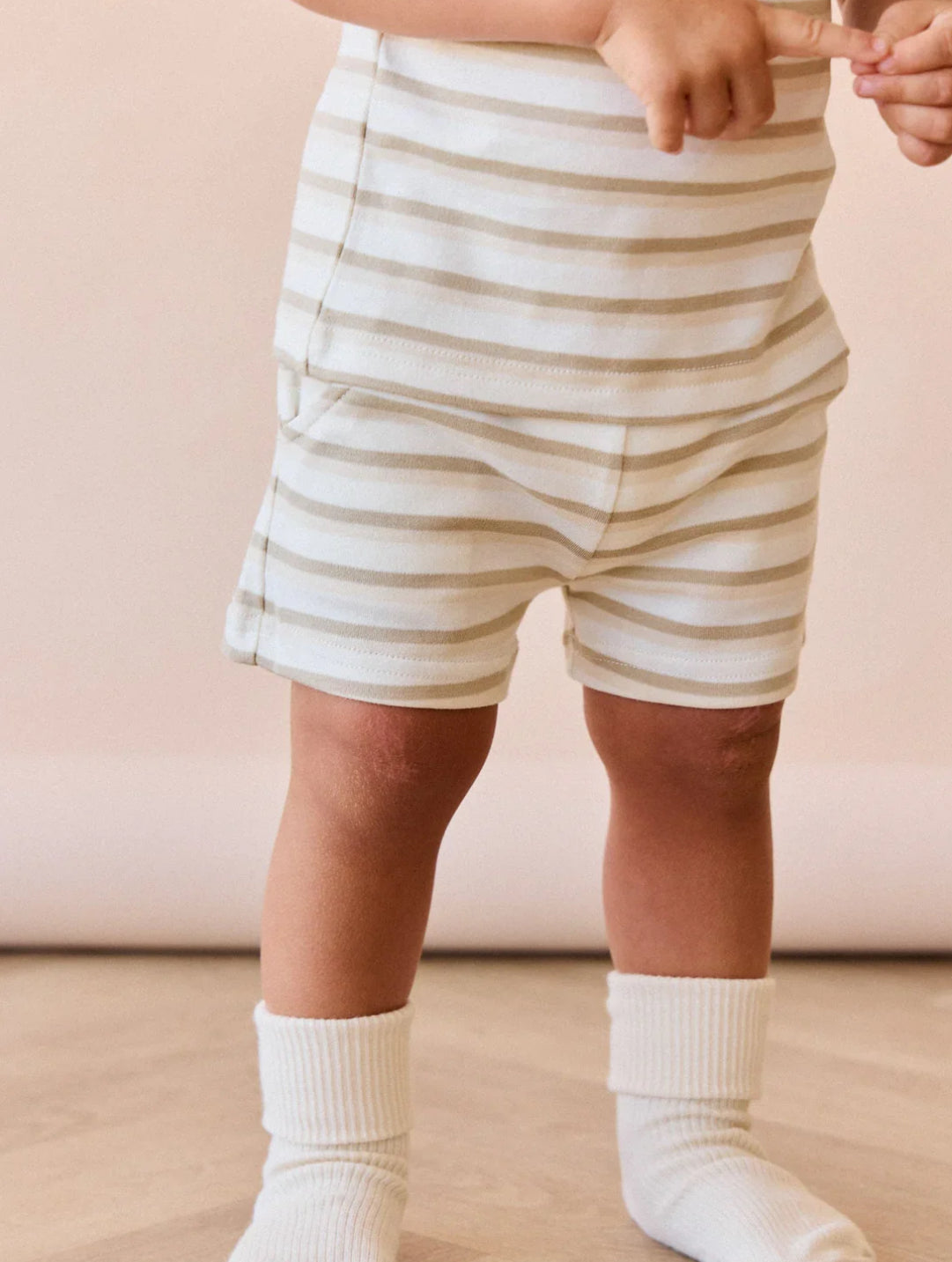 Jamie Kay - Pima Cotton Willem Short - Sundrenched Stripe