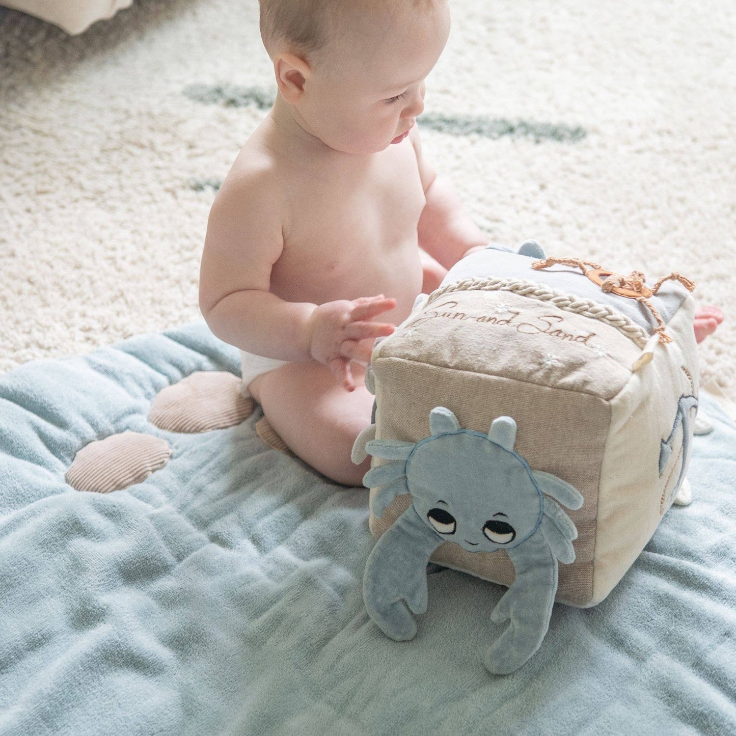 Crane Baby - Cove Soft Plush Activity Cube