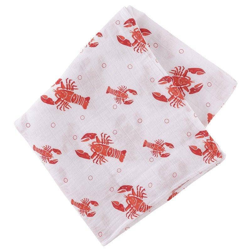 Little Hometown - Heads and Tails Baby Muslin Swaddle Receiving Blanket