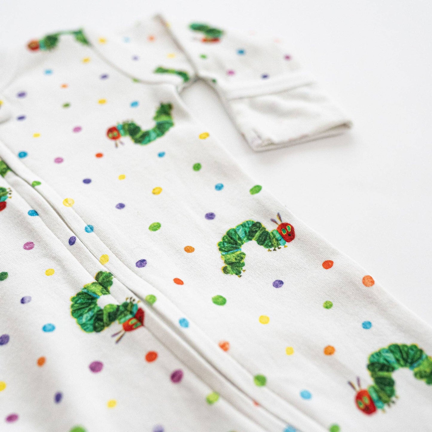 L'ovedbaby - Caterpillar | Organic Zipper Footie