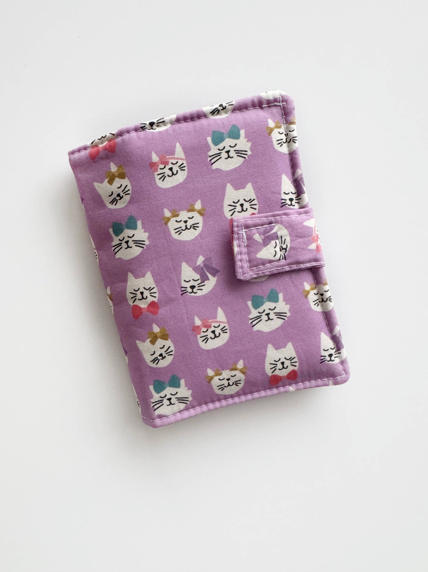 September Skye Bags & Accessories - Crayon wallet in purple cats with bows  / travel activity