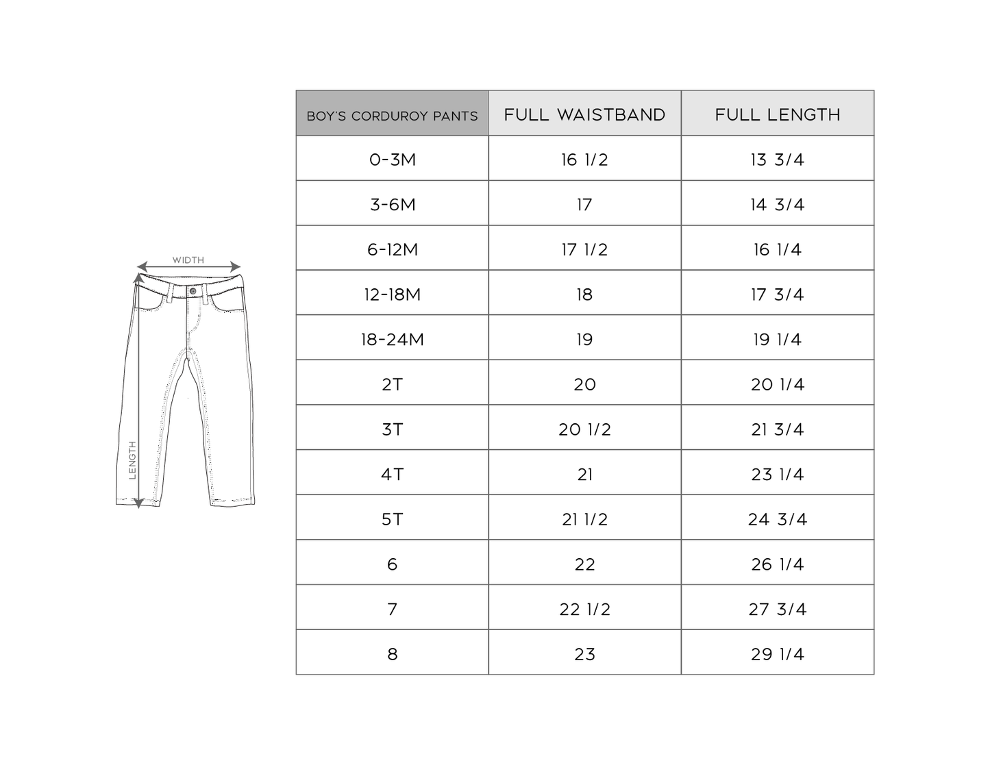babysprouts clothing company: Corduroy Pants