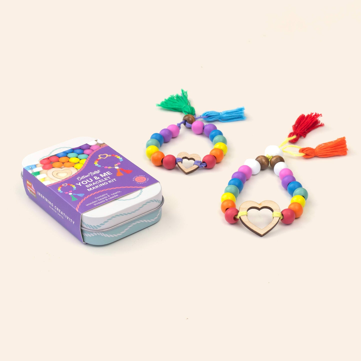 Cotton Twist (WE PREPAY ALL USA DUTIES) - 'You and Me' Bracelet Gift Kit
