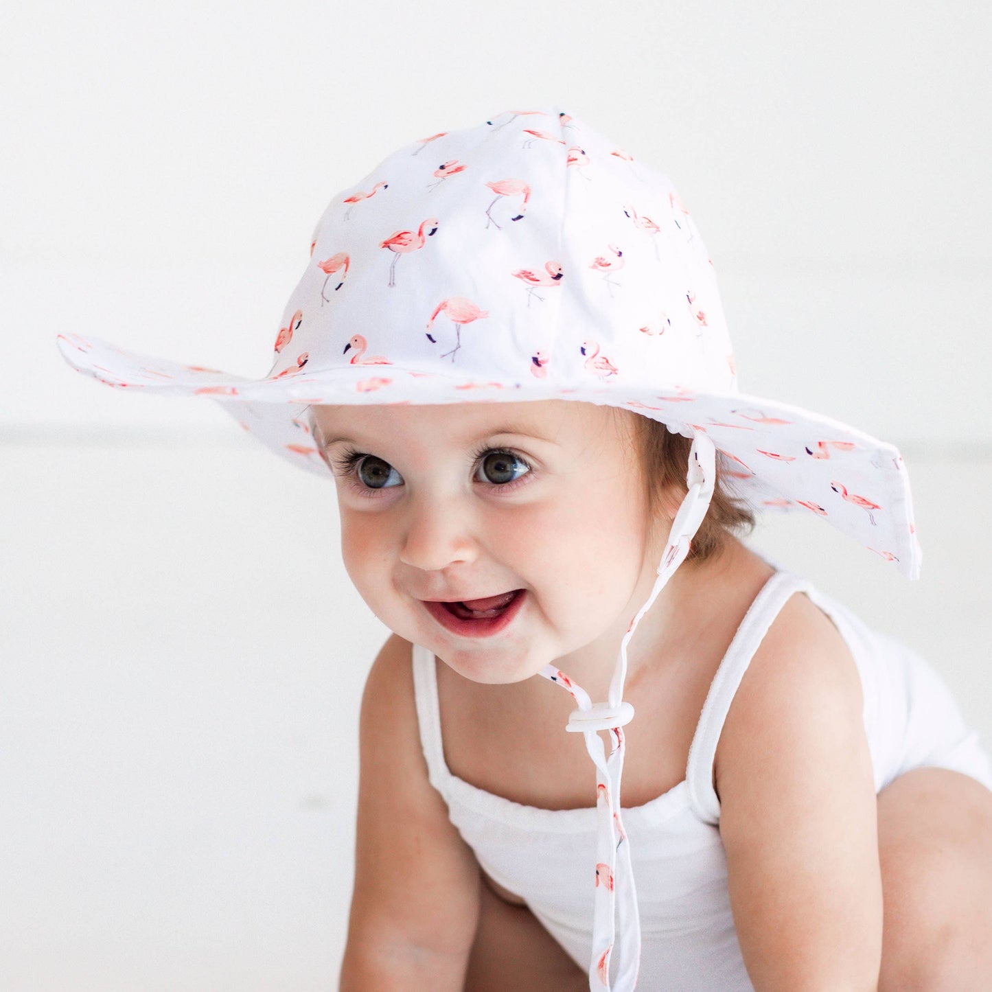 Huggalugs - Flamingo Sunhat UPF 50+ Baby & Toddler