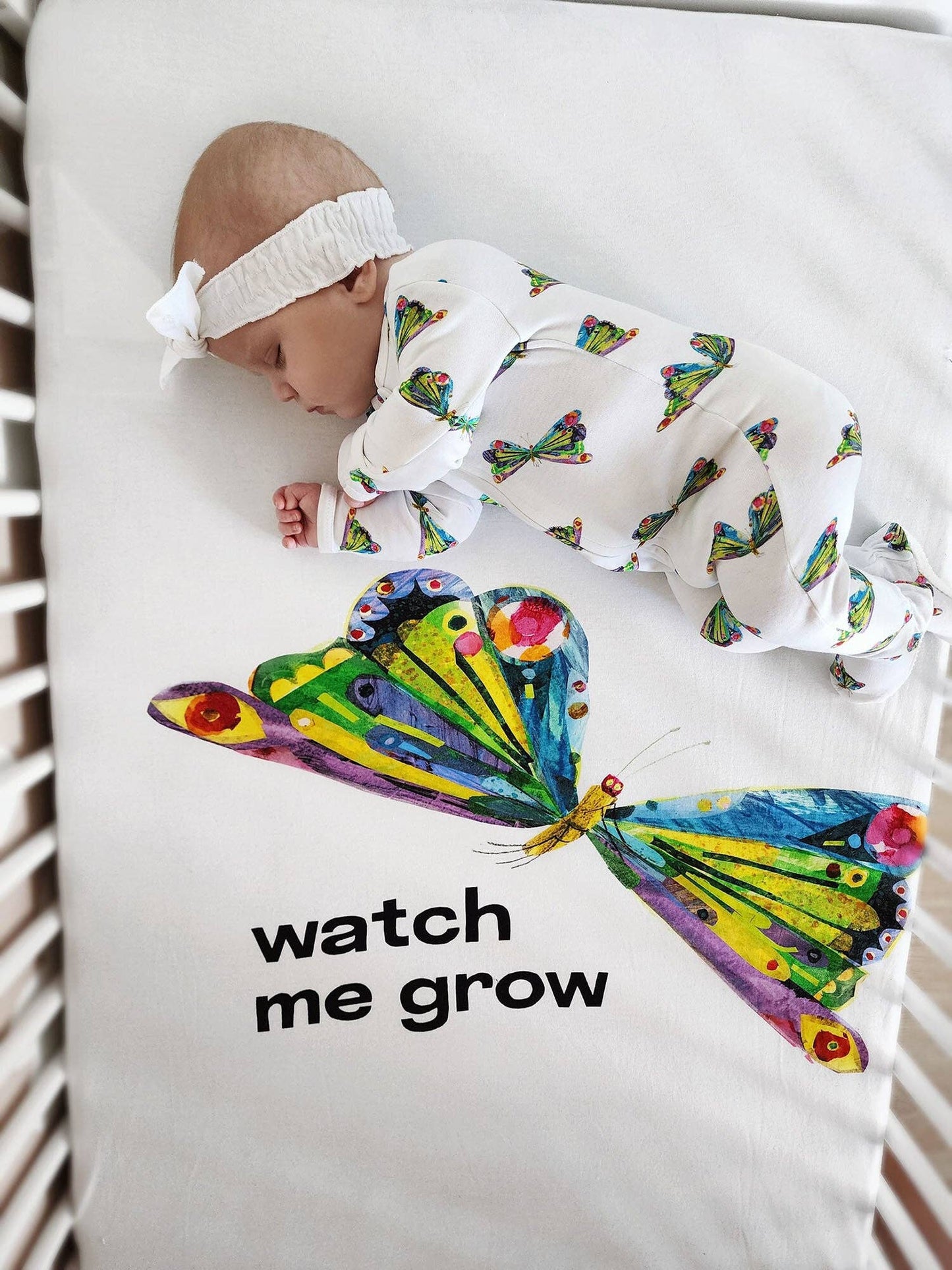 L'ovedbaby - Butterfly | Organic Zipper Footie