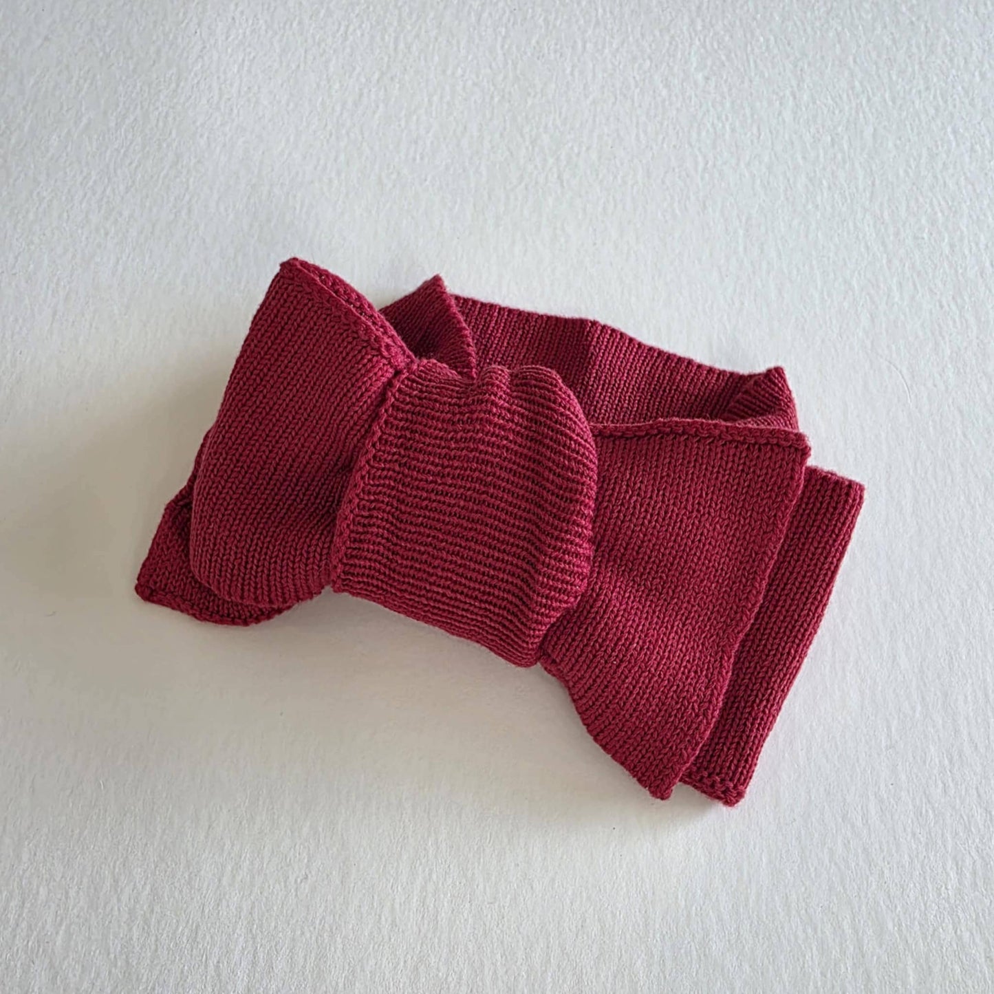CG Lane Co - KNIT TOPKNOT HEADBAND - RED