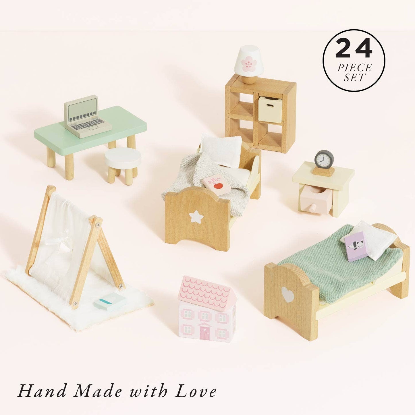 Le Toy Van, Inc. - Wooden Dolls House Child's Bedroom Furniture