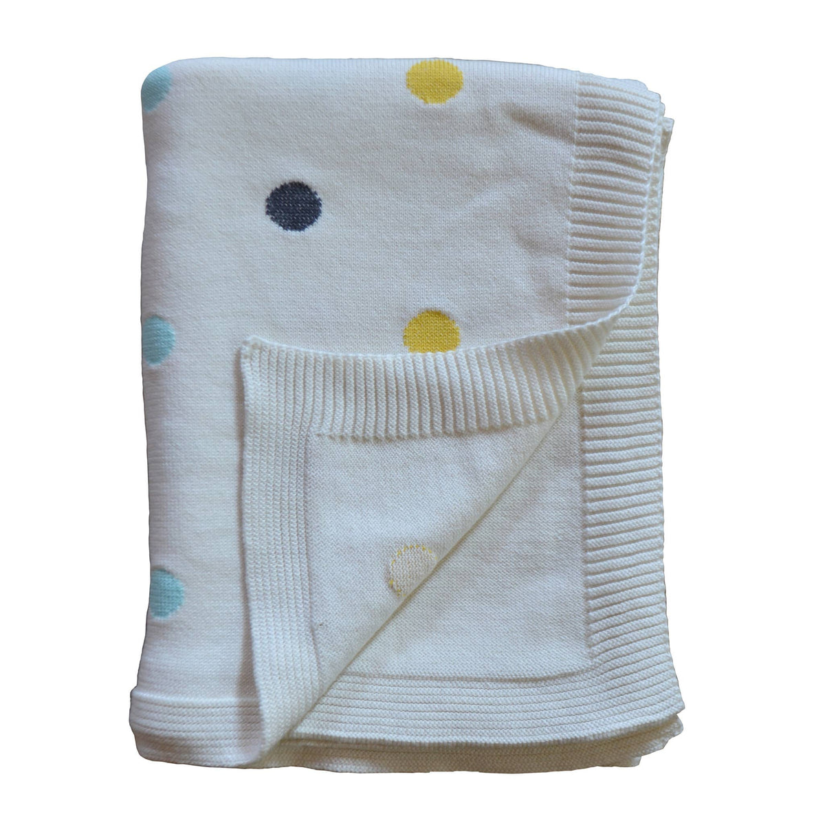 Darzzi - Polka Dot Knit Baby Blanket