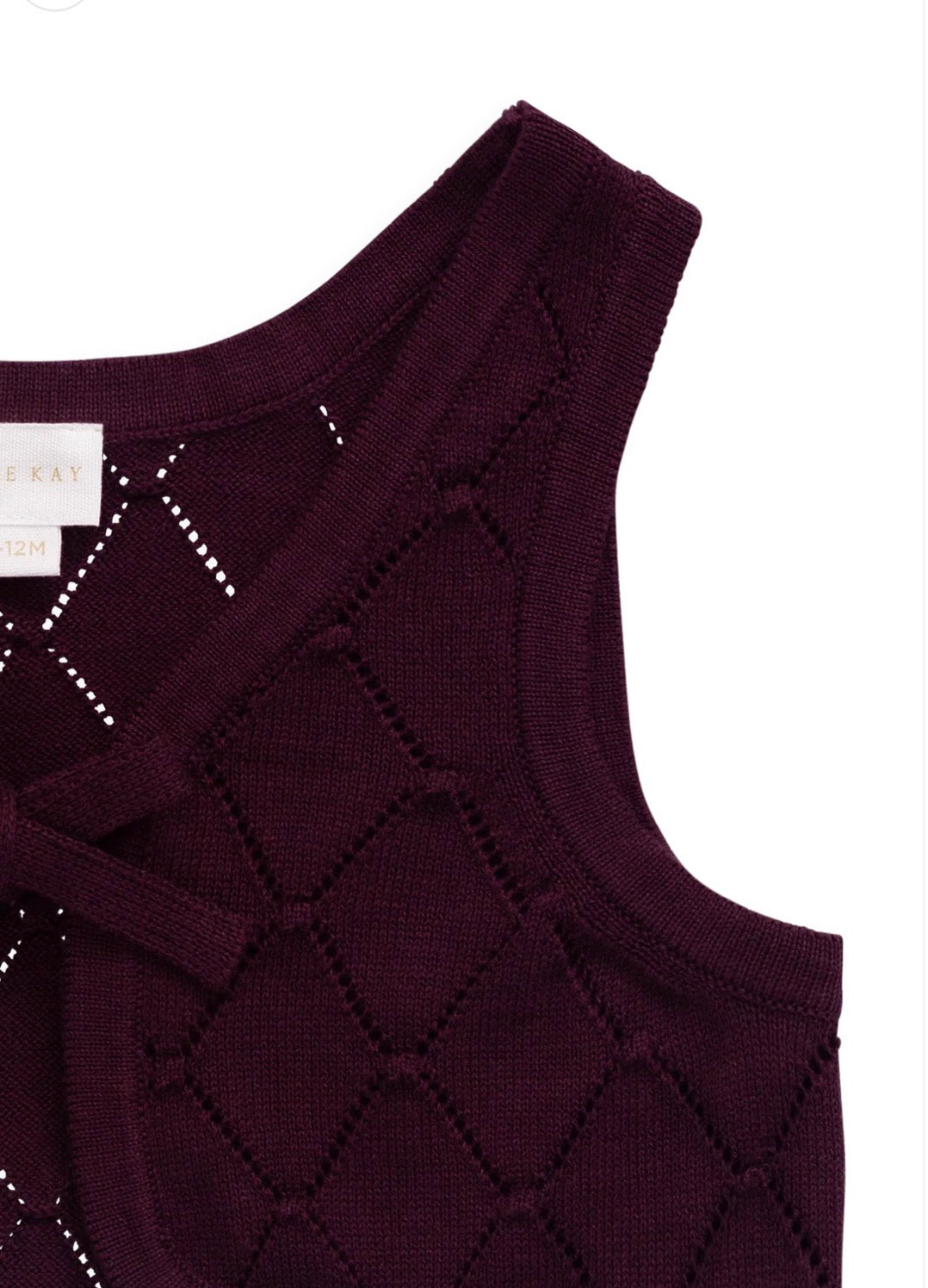 Jamie Kay - Lilah Knitted Vest - Fig