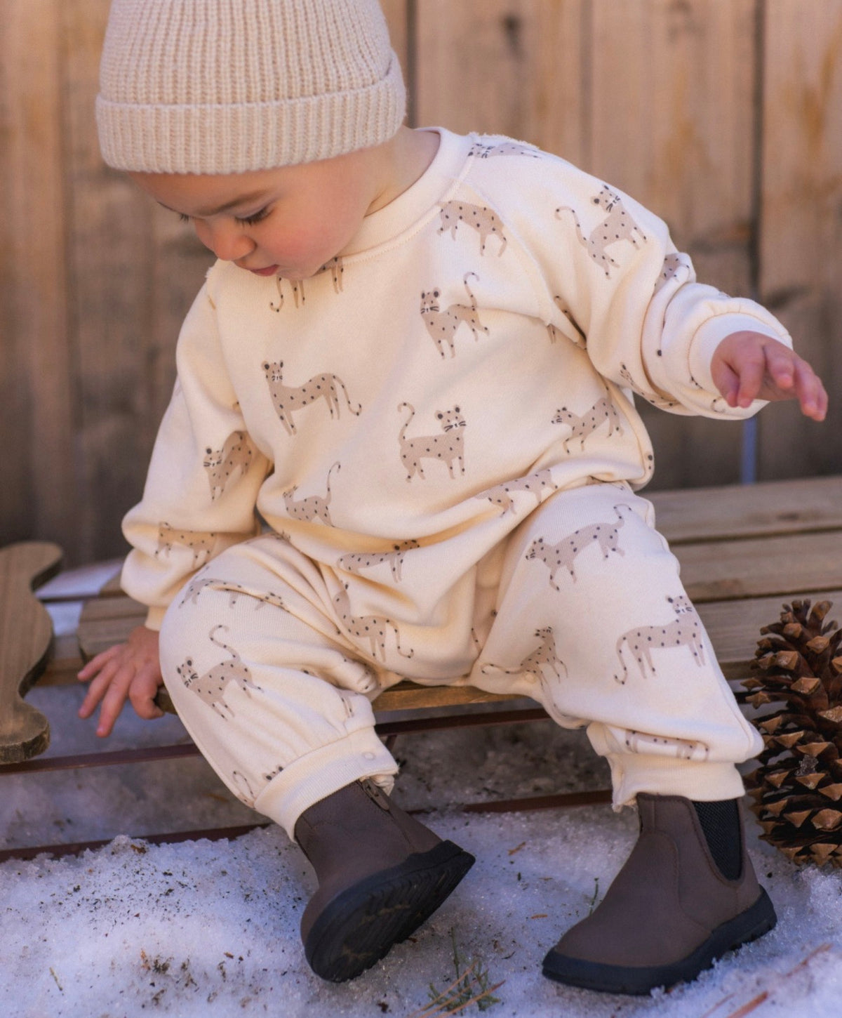 Rylee + Cru - Raglan Jumpsuit - Leopards
