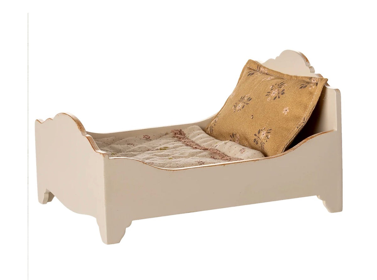 Maileg - Bed, Mouse - Off White