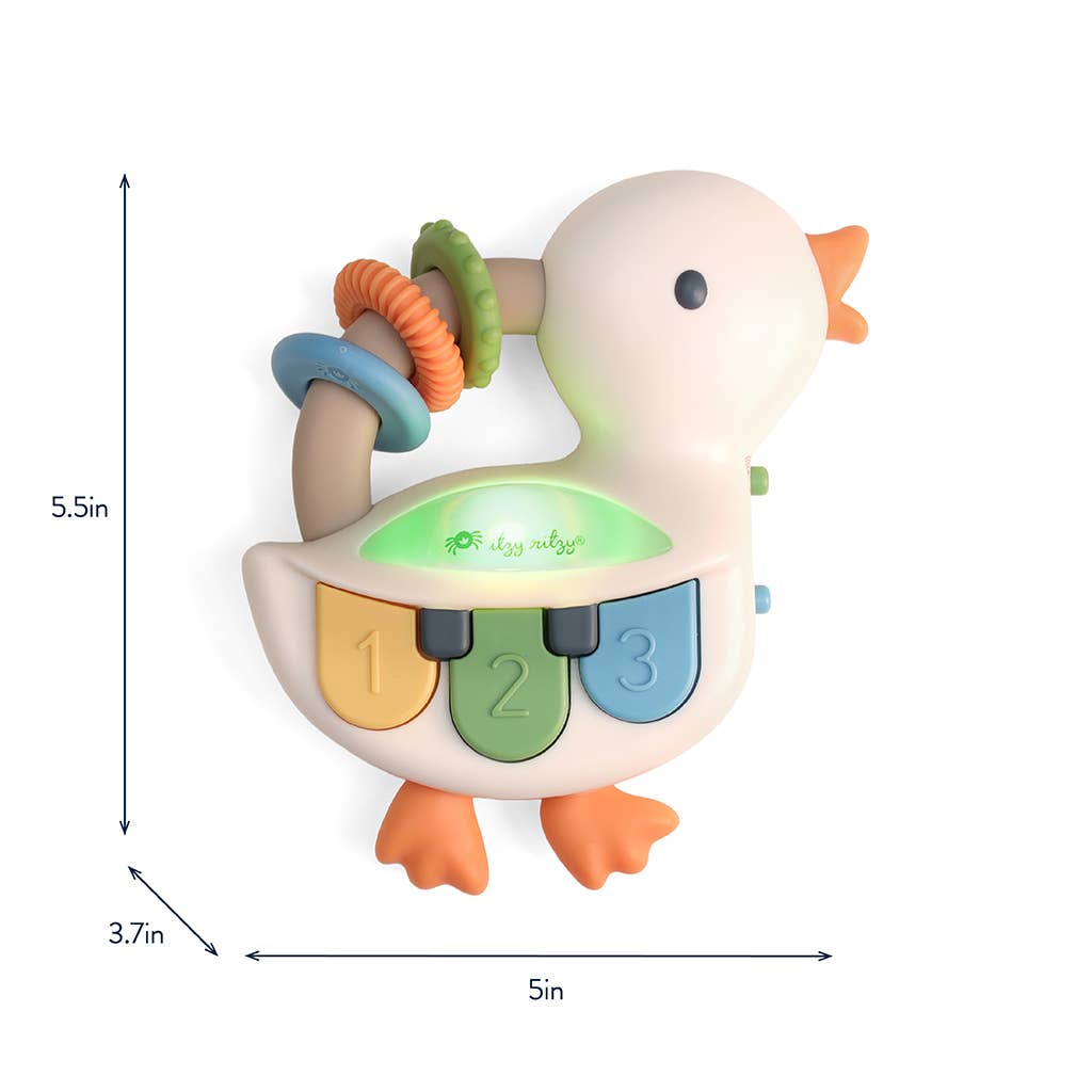 Itzy Ritzy - *NEW* Bitzy Tunes™ Goose - Light-up Interactive Piano Toy