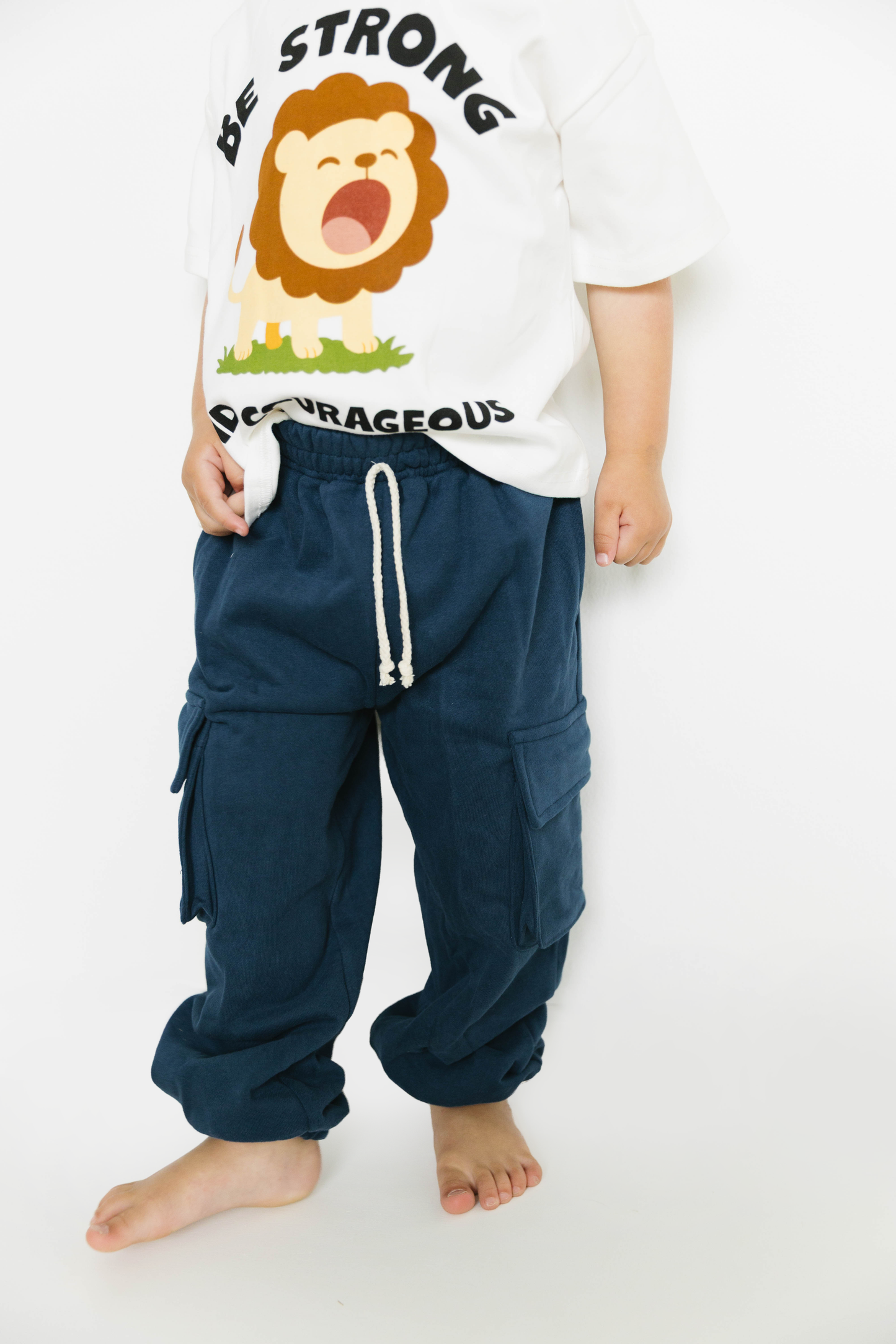 Little One Shop - Navy Cargo Joggers