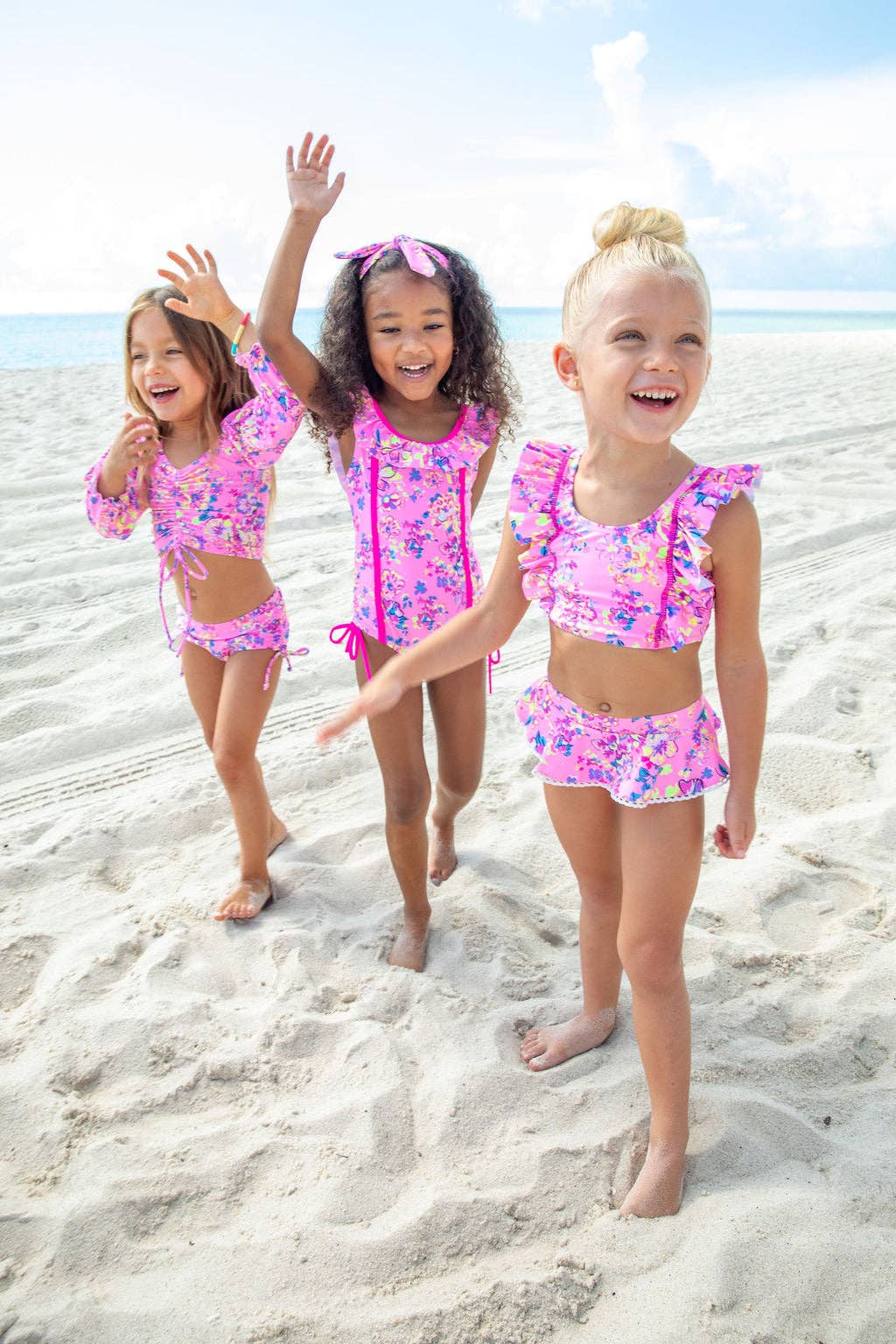 Blueberry Bay - Pink Paradise One Piece Swimsuit