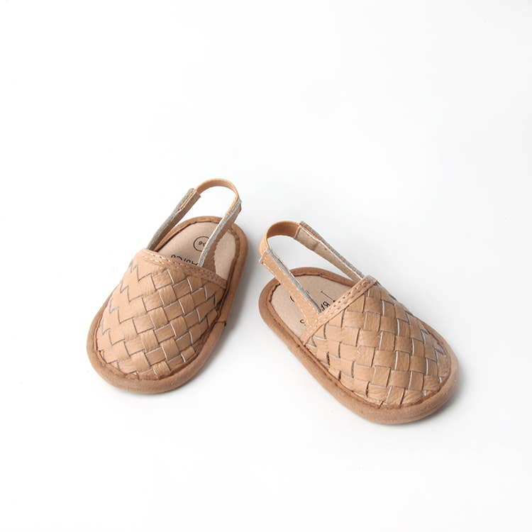 Babe Basics - Woven Leather Baby Sandals