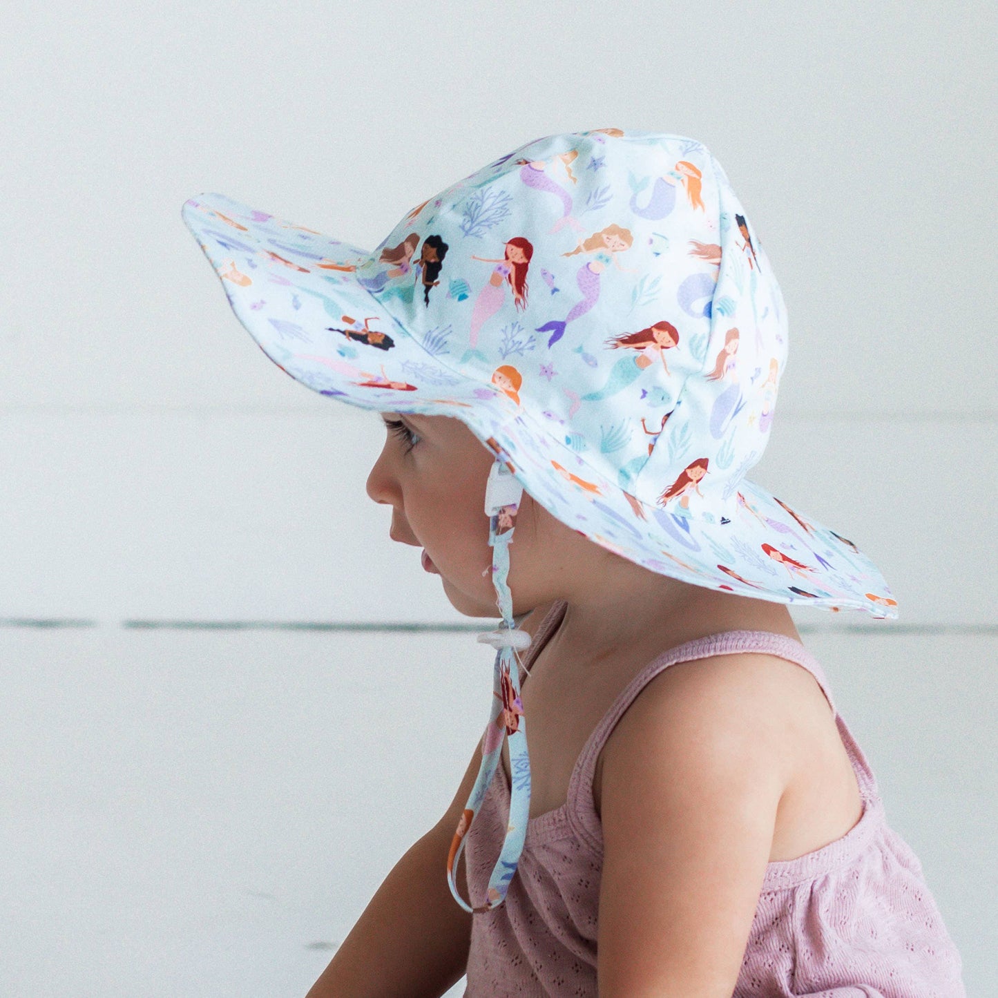 Huggalugs - Mermaid Sunhat UPF 50+ Baby & Toddler