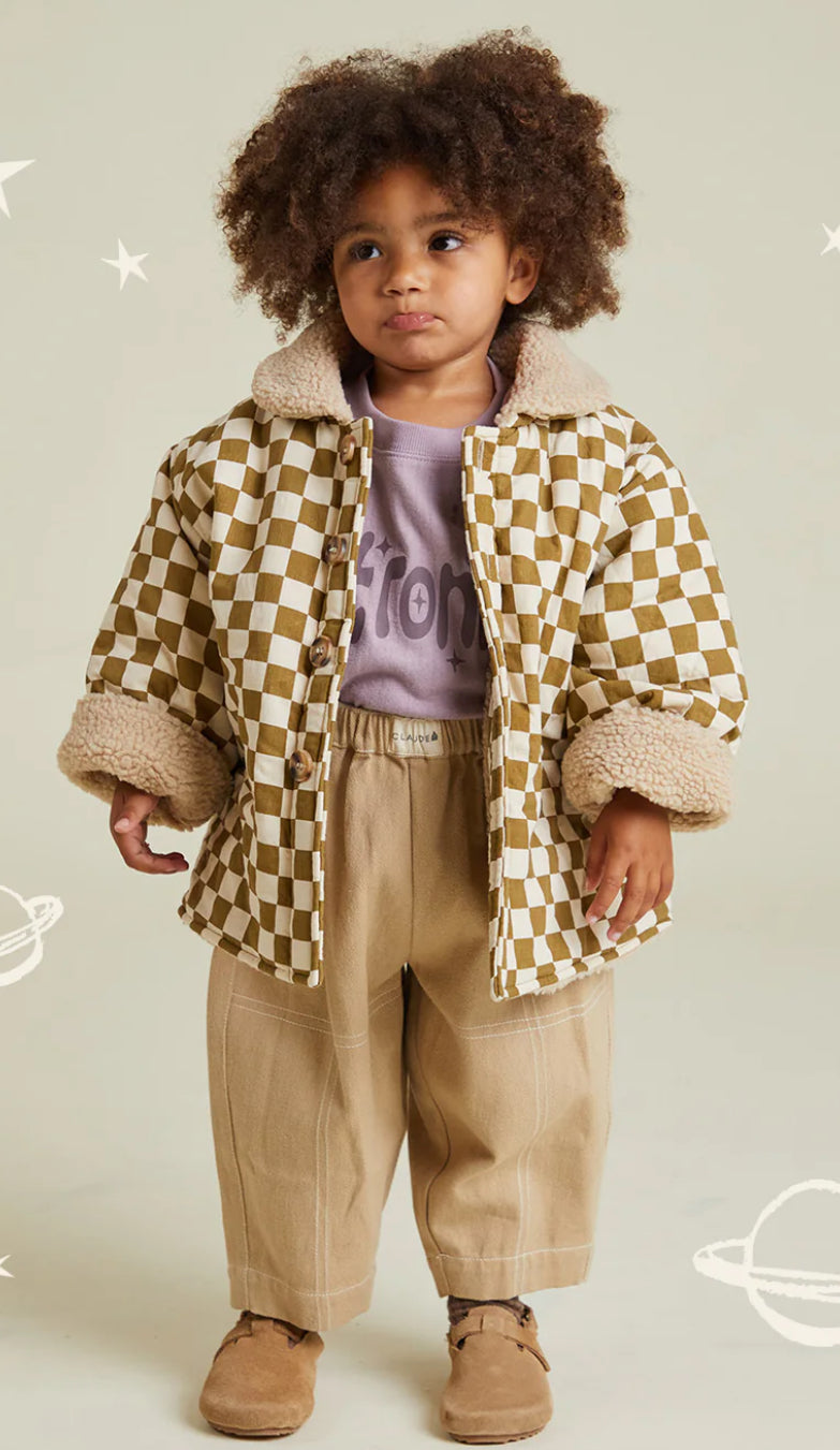 Claude & Co - Emery Coco Checkerboard Coat