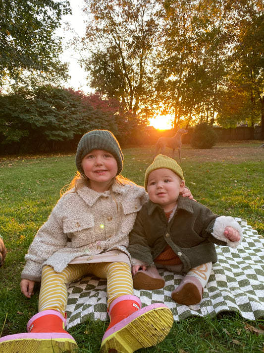 Annie & Charles: Legging- Yellow Stripes