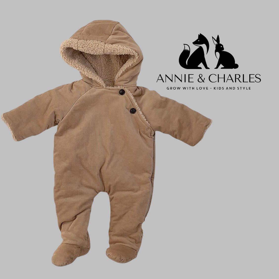 Annie & Charles - Annie & Charles® Lambskin Overall made of soft cotton