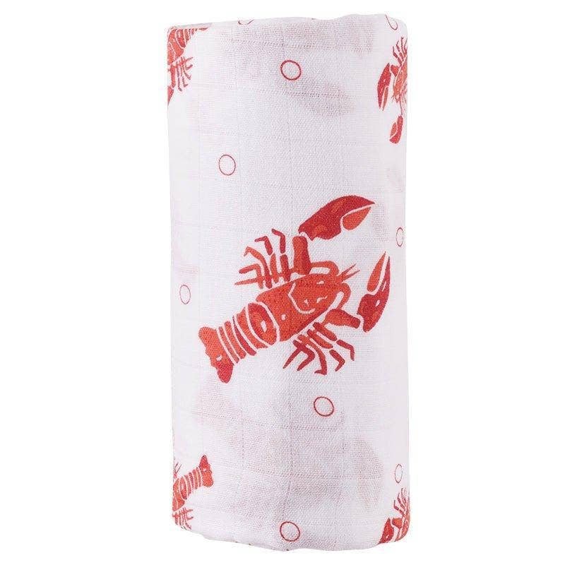 Little Hometown - Heads and Tails Baby Muslin Swaddle Receiving Blanket