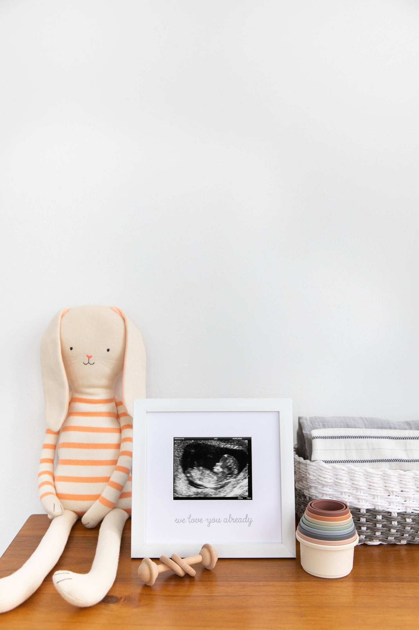 Kate & Milo - “We Love You Already” Sonogram Frame