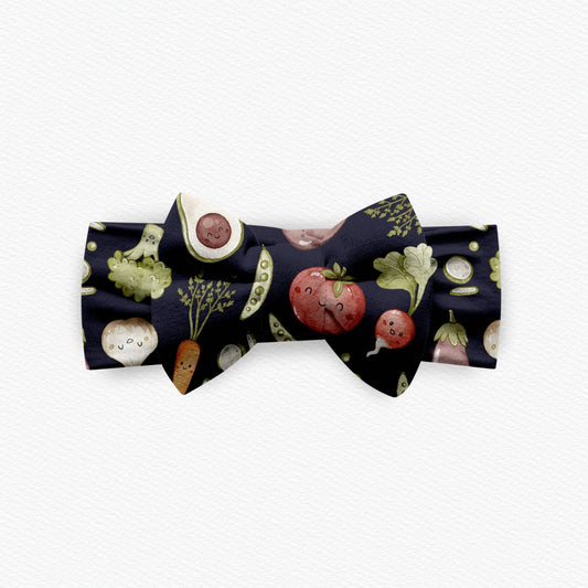 Jammie Session Jammies- Love You Veggie Much Bow
