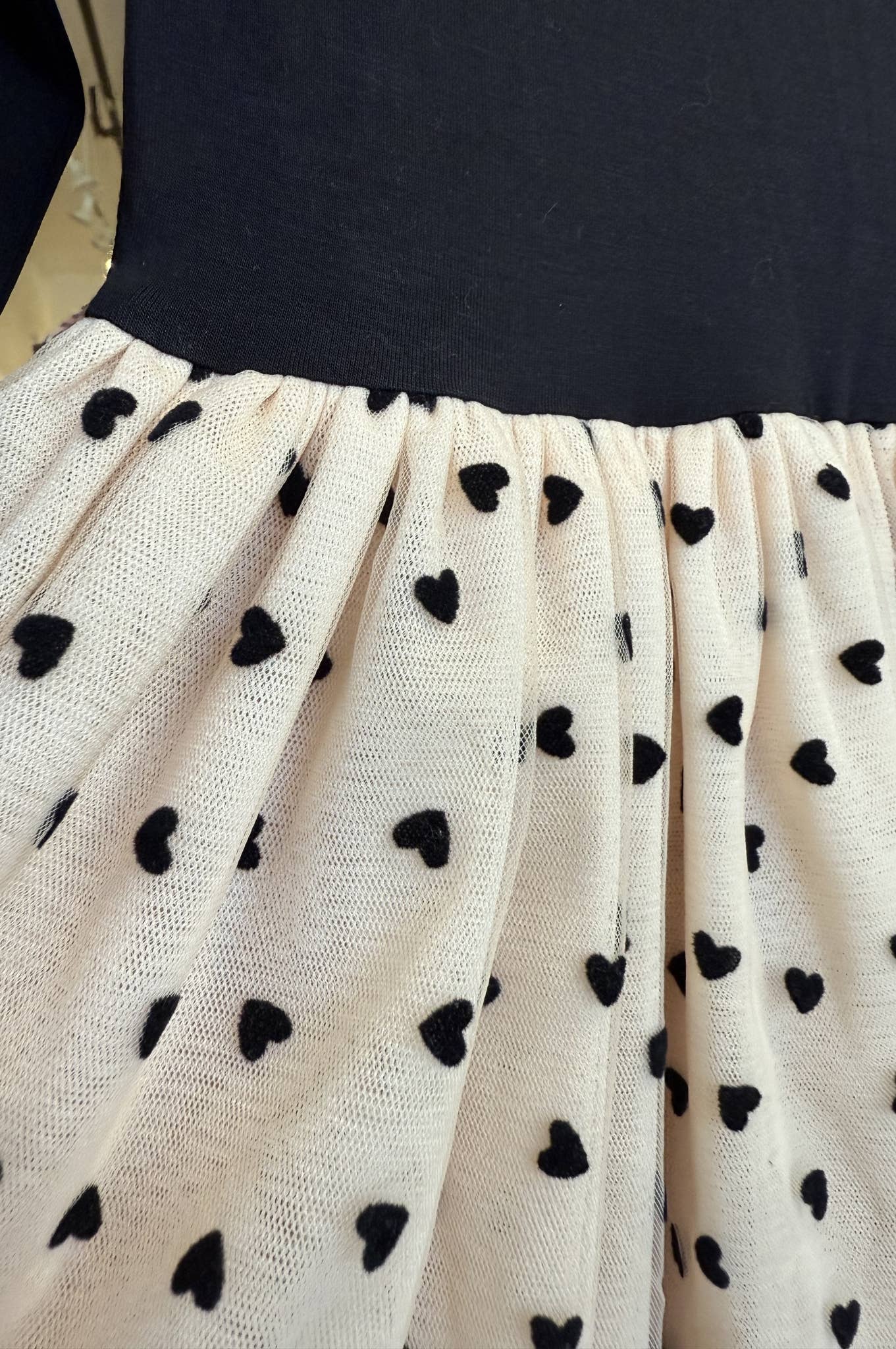 Bird & Bean® - Kids Velvet Heart Dress - Girls Tulle Holiday Dress - Margot