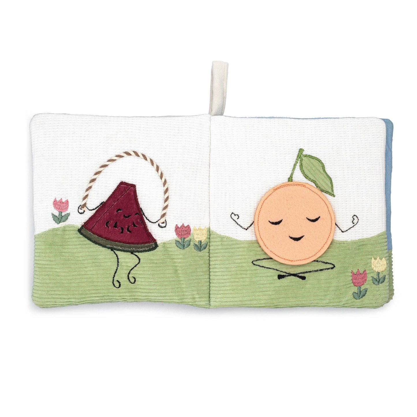 Crane Baby - Clementine Fruits & Veggies Soft Plush Activity Book