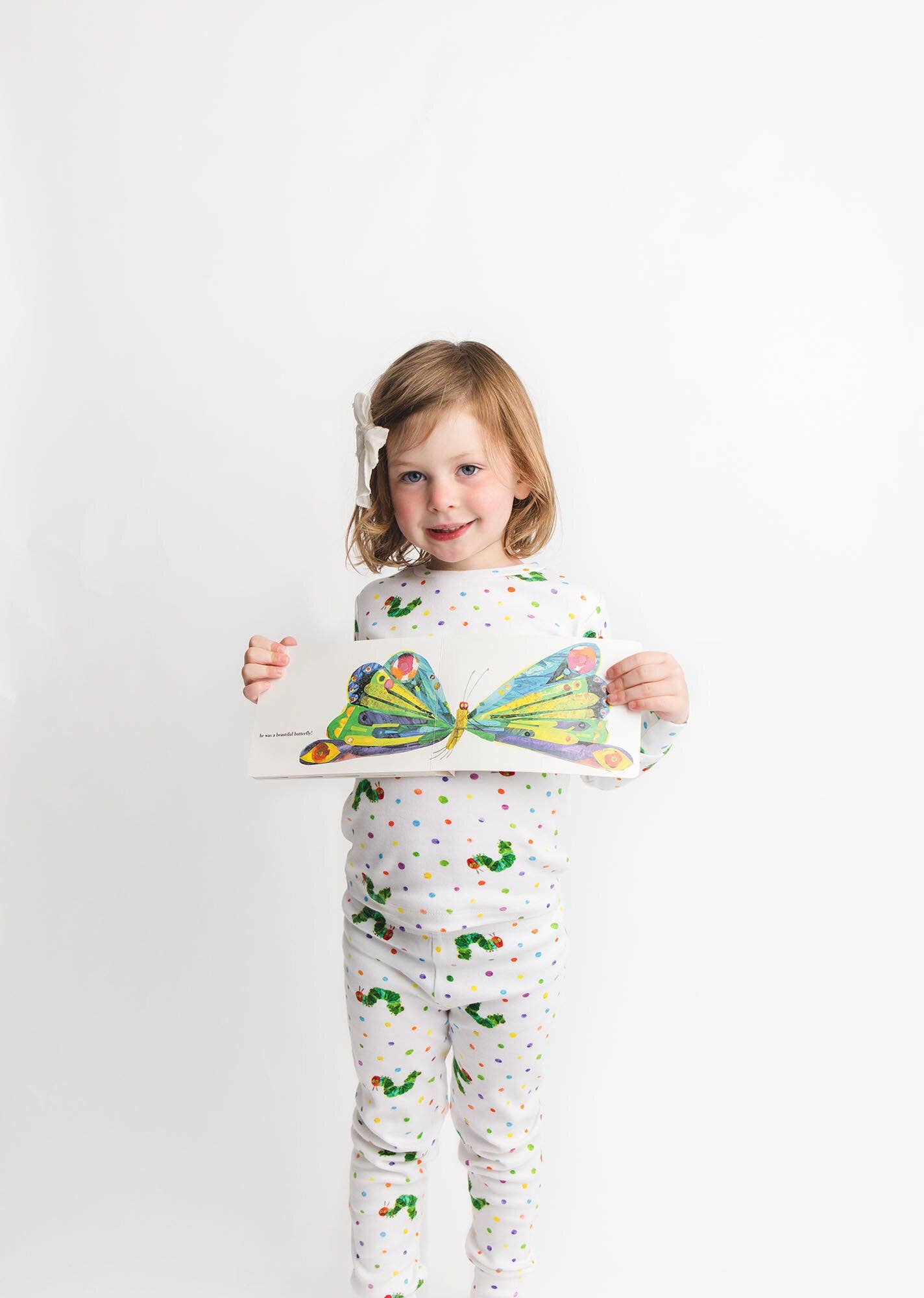 L'ovedbaby - Caterpillar | Kids' Organic PJ Set