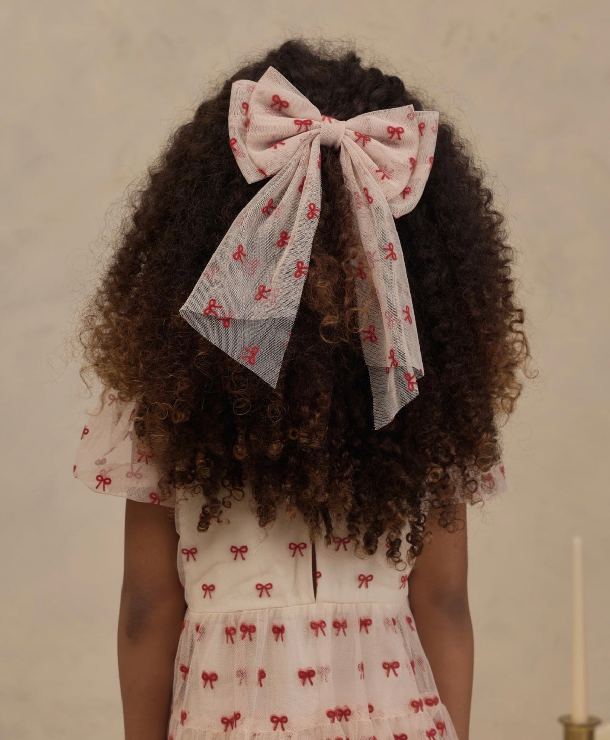 Noralee - Dottie Dress Ruby Bows