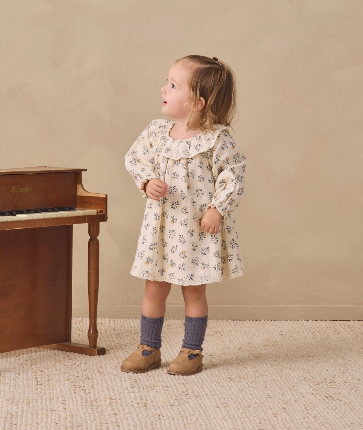 Quincy Mae - Long Sleeve Isla Dress - French Floral