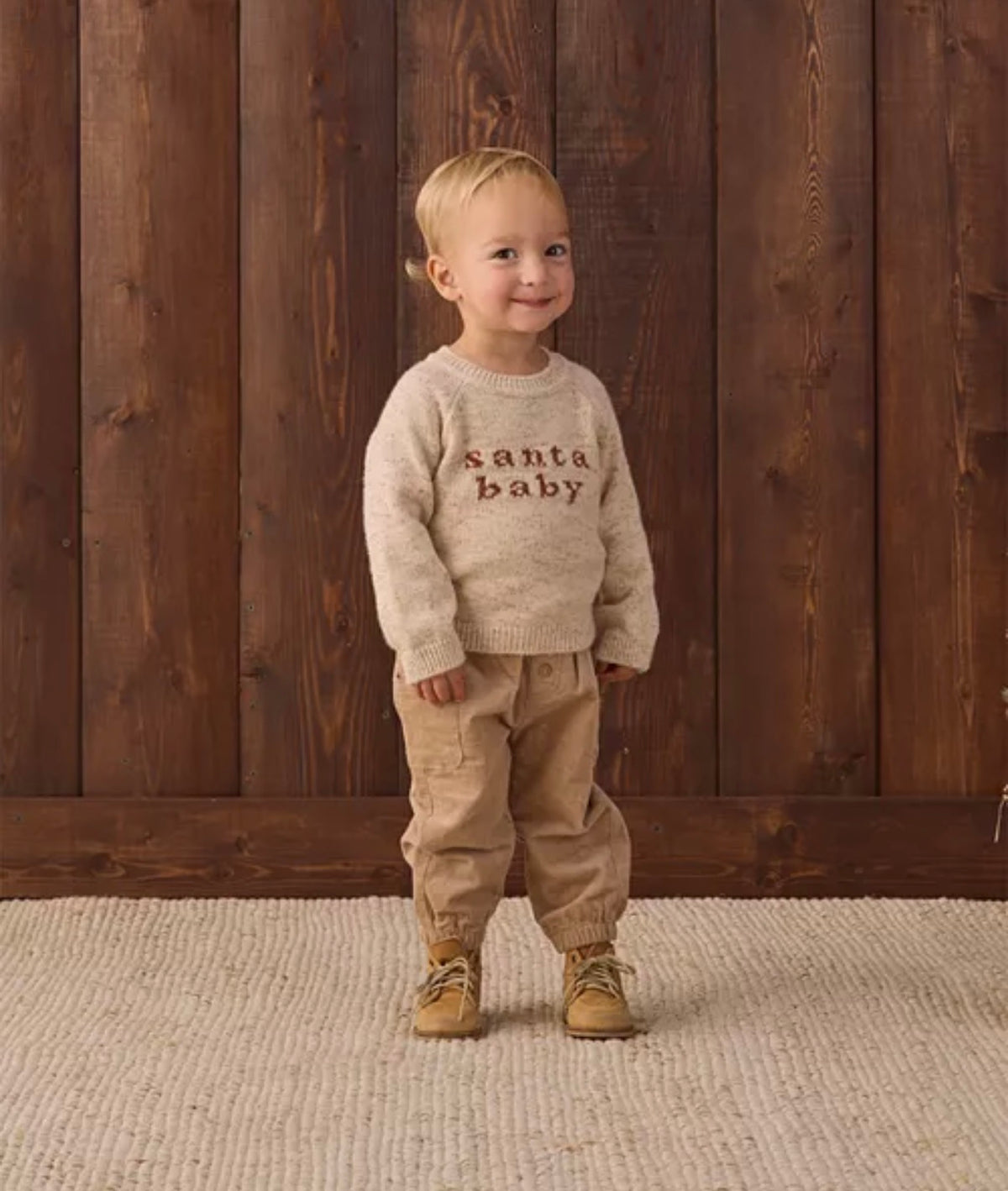 Quincy Mae - Knit Sweater - Santa Baby