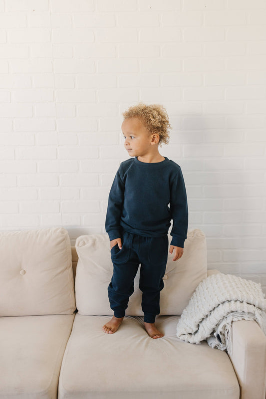 Henry Drew Collection - Blank Crew Neck | Dark Sapphire
