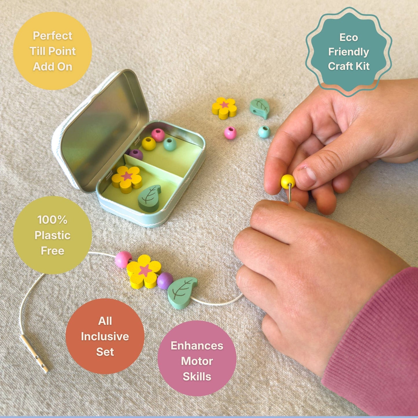 Cotton Twist (WE PREPAY ALL USA DUTIES) - Flower Bracelet Gift Kit
