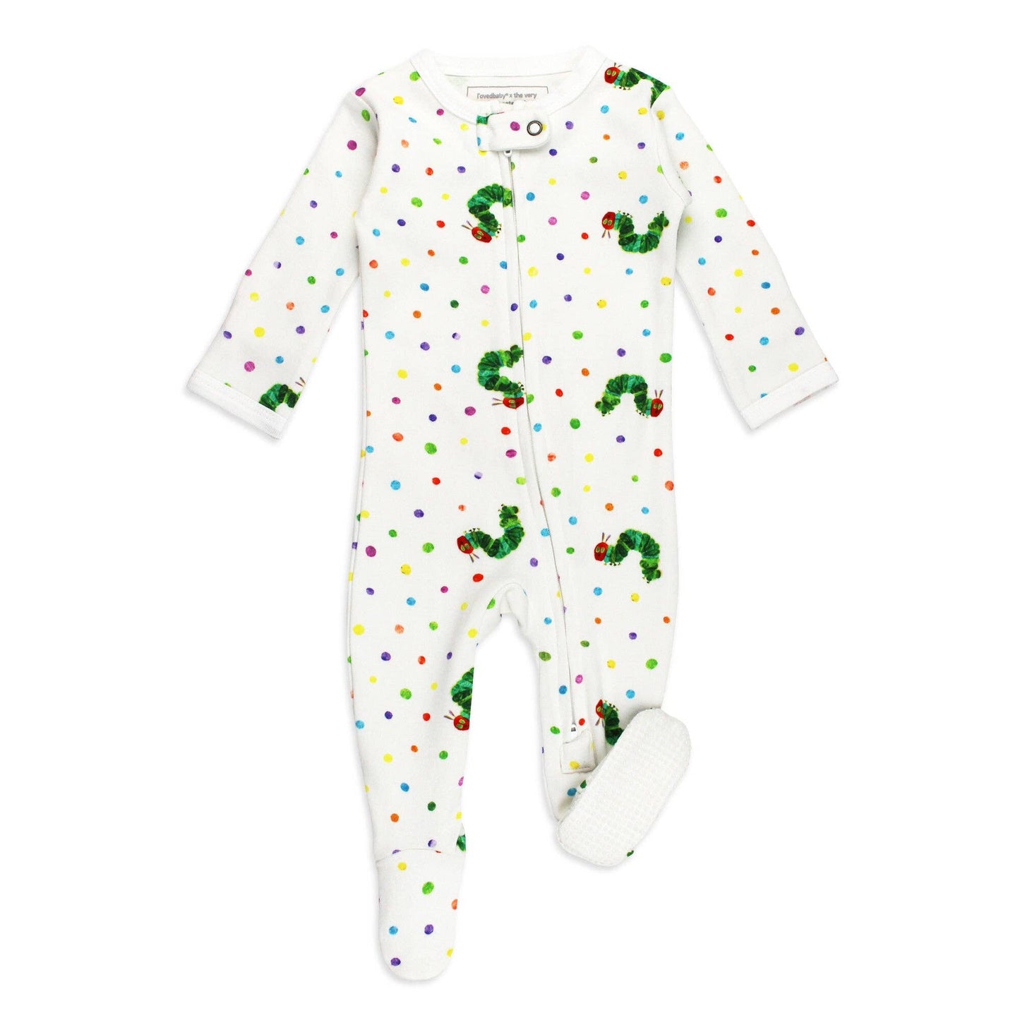 L'ovedbaby - Caterpillar | Organic Zipper Footie