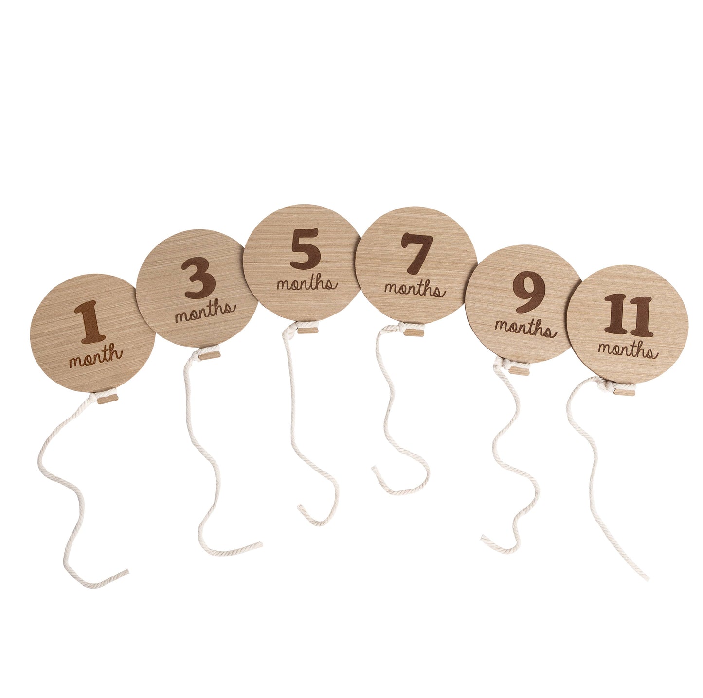 Kate & Milo - Balloon Milestone Photo Prop Cards