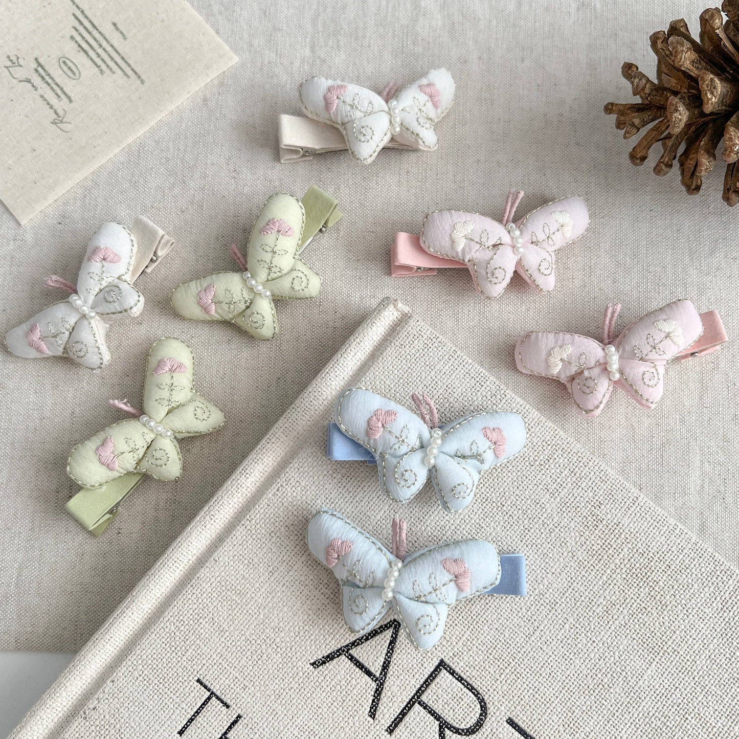 LoveLina - KIDS Butterfly Bow Clip Set – Soft Dream (KOFT)