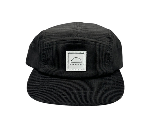 HEY AUGUST CO - Corduroy Five-panel in Obsidian Cord