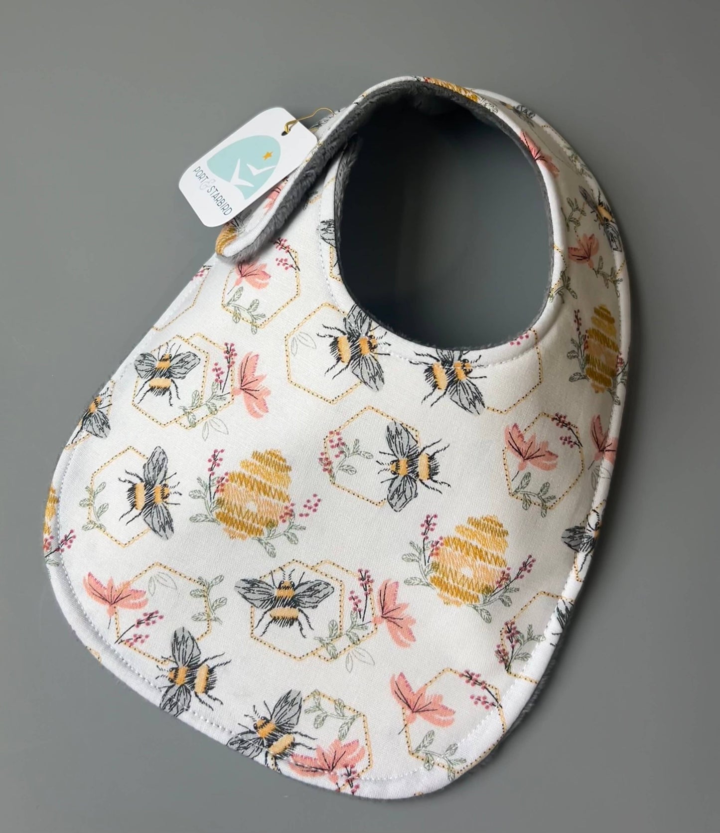 Port & Starbird - Busy Bees bib