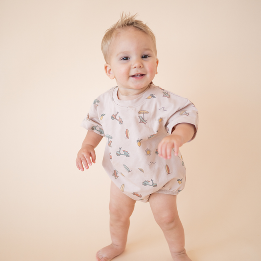 bug + bean kids - Organic Cotton Bubble Romper – Summer Vibes