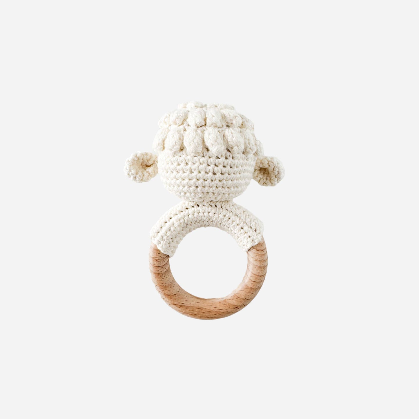 The Blueberry Hill - Teether Lamb Baby Newborn Rattle Gift Toy Sheep Farm