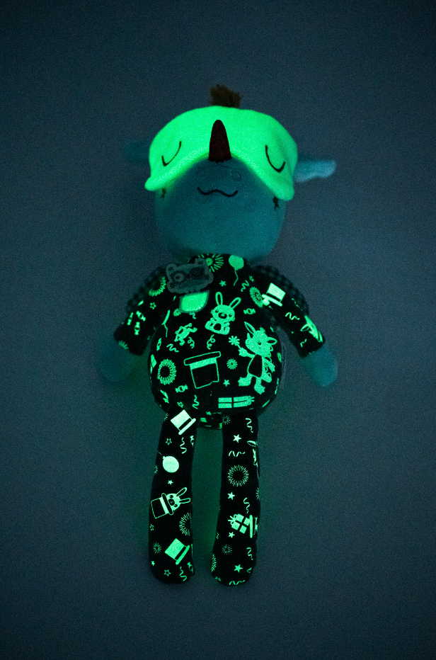 Janod - Joe the Dragon | Glow-in-the-Dark Sleeping Cuddle