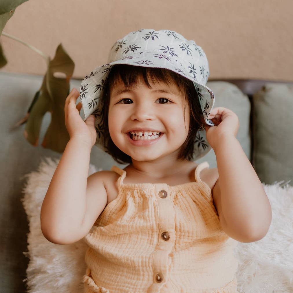 Huggalugs - Palms Bucket Hat UPF 50+ Baby & Toddler