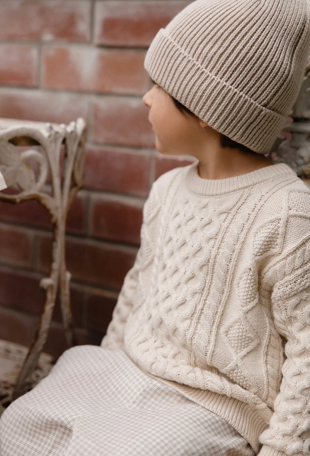 Jamie Kay - Sawyer Knit Jumper - Vanilla